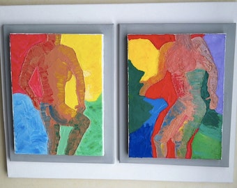 Reflections I Original palette Knife Oil