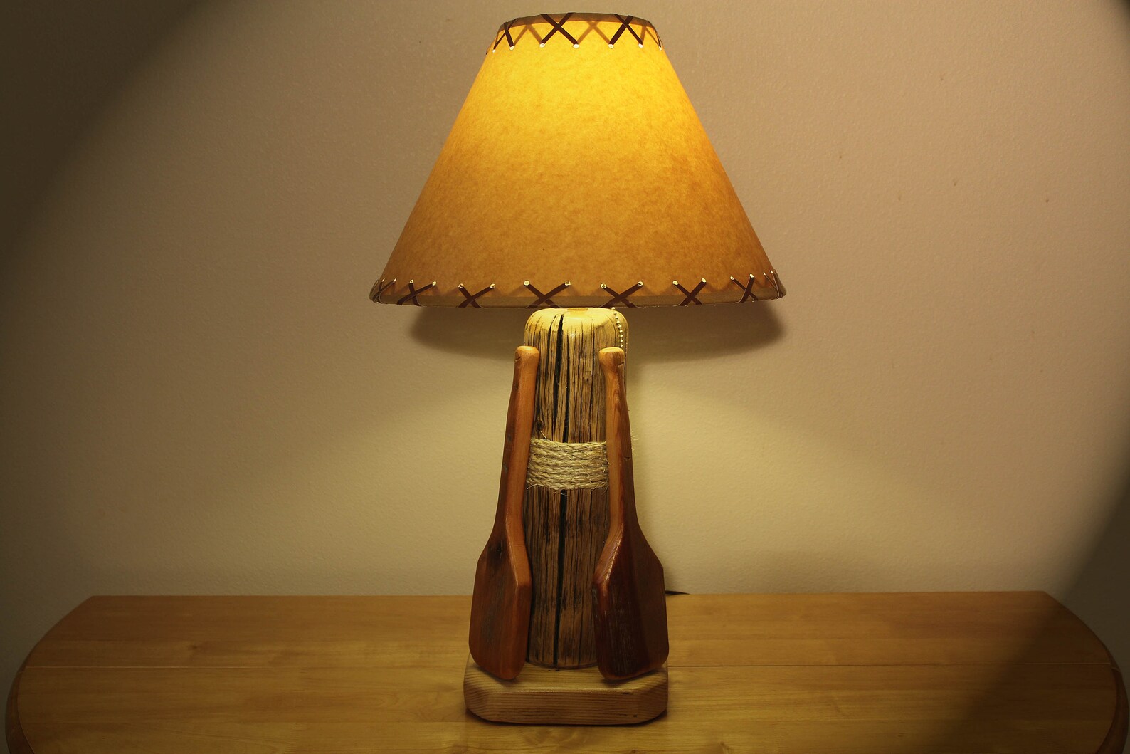 Rustic Cabin/lodge Style Lamp...the Redfish Lake Table Lamp Etsy