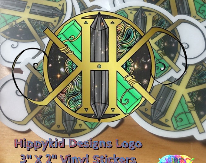 Hippykid Designs Logo Sticker