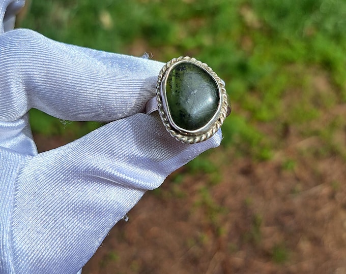 Big Sur Jade Statement ring