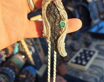 Zorya~ 9.4g Moldavite pendant