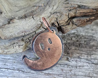 Ghost copper pendant