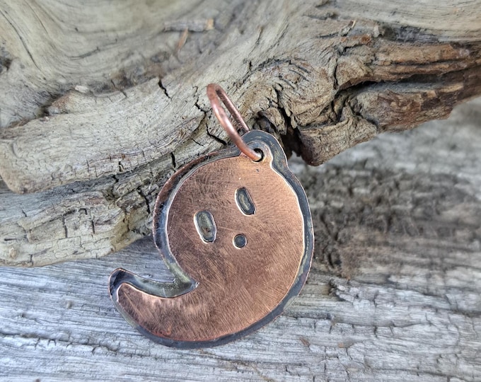 Ghost copper pendant