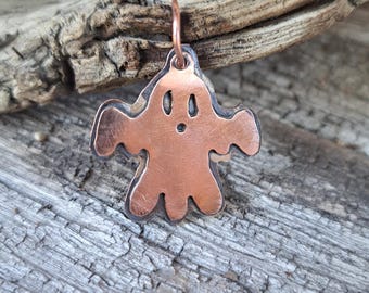 Ghost copper pendant