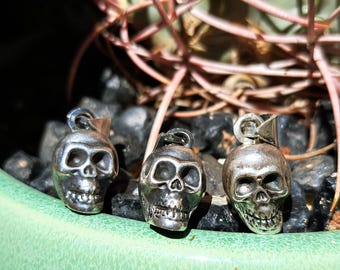 Sterling Silver Skull Pendant