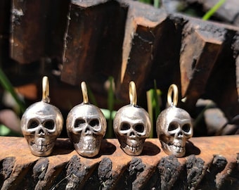 Brass Skull Pendant