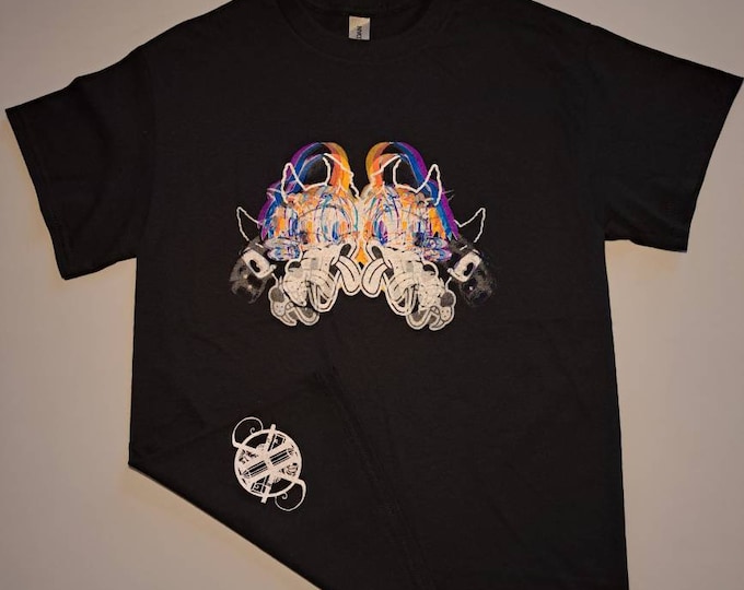 THE DIRE DUCK  Screenprinted Cotton Tshirt