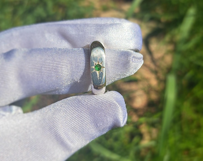 Tsavorite Garnet Shining Star