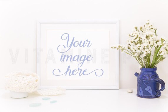Art Print Mockup Print Frame Mockup White Landscape Frame Art Print Mockup Print Frame Mockup White Landscape Frame