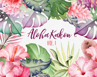 Download Tropical Watercolor Etsy