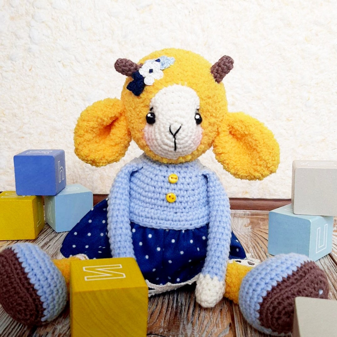Crochet Sheep Toy Crochet Lamb Toy Photo Prop Toy Lamb Etsy