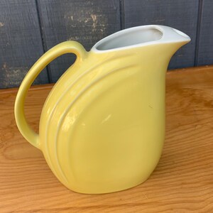 vintage Hall Pottery Nora Slim Water Pitcher