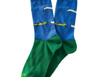 Flugzeug Socken, Pilot Geschenk, Airshow Merch