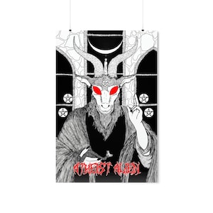 Atheist Alien 24&quot; x 36&quot; Poster