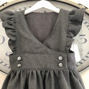 Bottle green pinafore on sale school dress