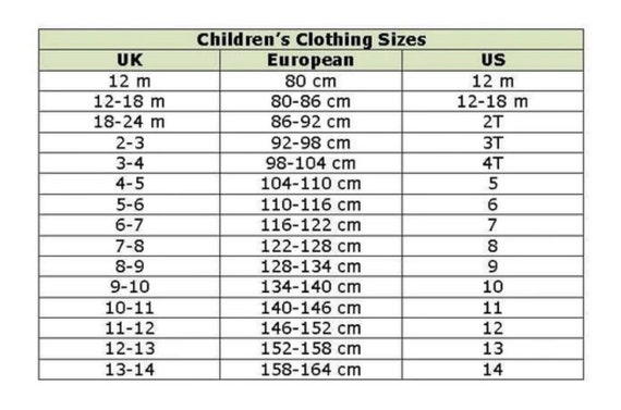 Tallas ropa lidl niños sale