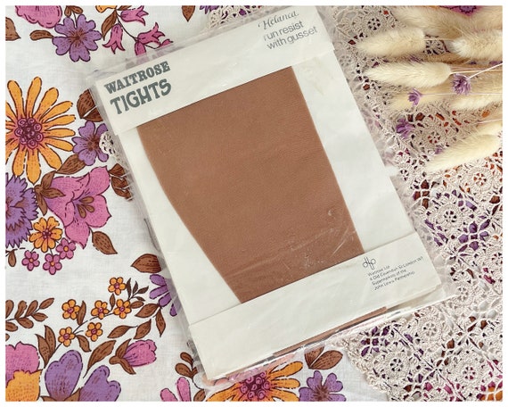 Vintage 1970s Retro Waitrose Tights 