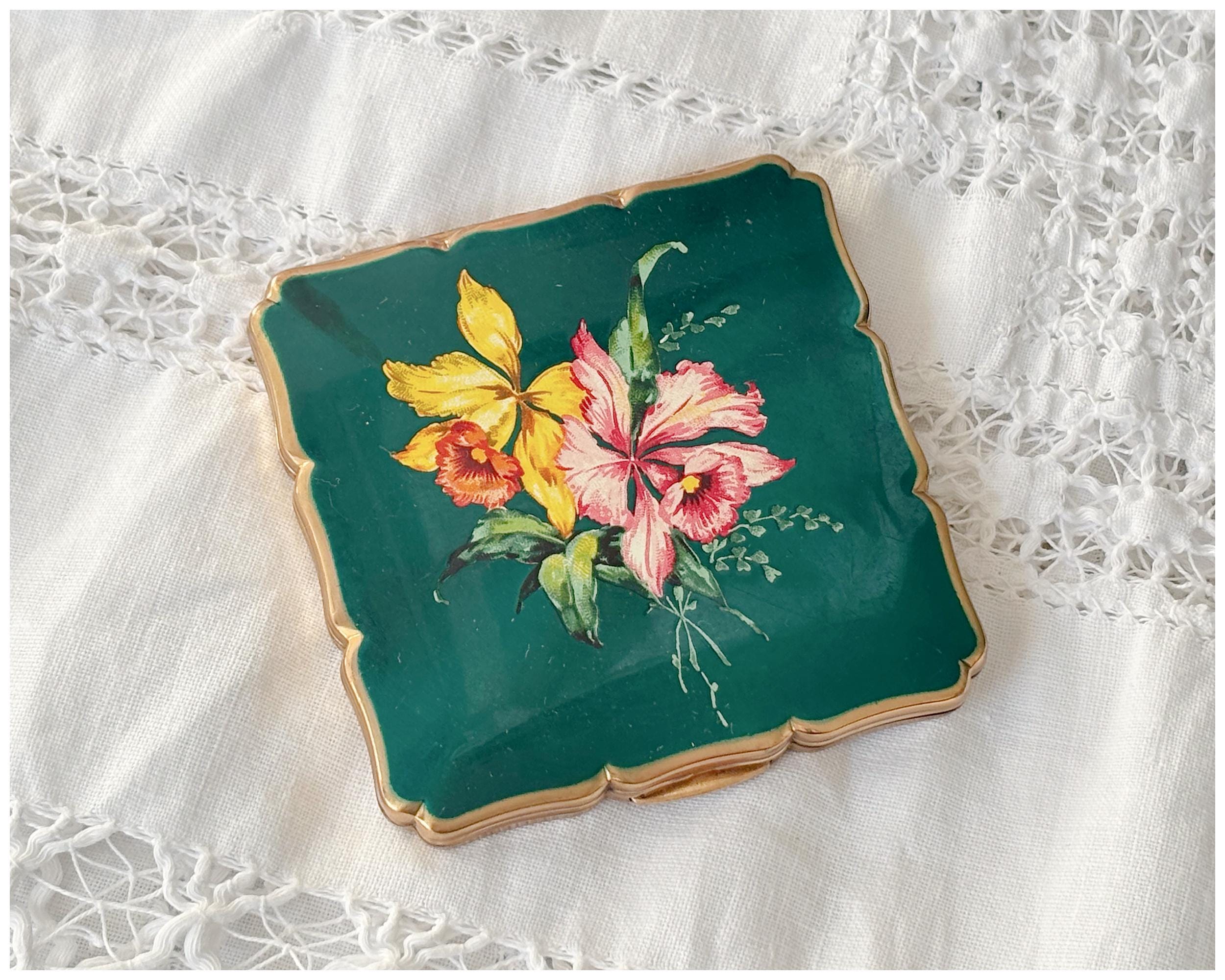 Vintage Stratton Compact Gold - Etsy