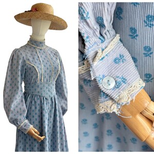 1960s Autumn Floral Dress by Laura of Dallas | XS/S