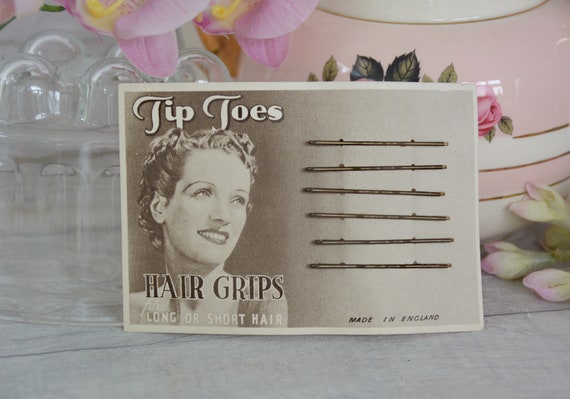 Vintage 1940s Bobby Pins Hair Grips Kirby Grips On Etsy