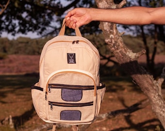 Backpack || Hemp || Sustainable Vegan Line || Handmade - BP5153