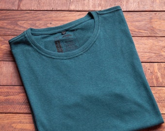 Hemp T-Shirt || Humpback Blue || Back2Basics Conscious Line || Sustainable & Eco-Friendly Clothing