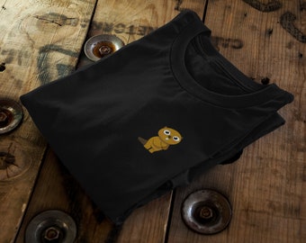 Cute Beaver || Unisex Tshirt Top || Pocket Side Print || Adults & Kids Sizes