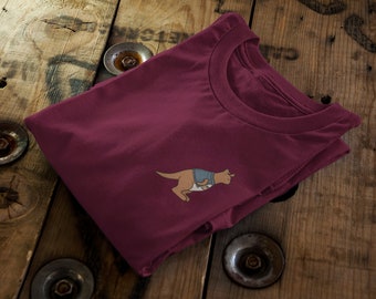 Cute Kangaroo || Unisex Tshirt Top || Pocket Side Print || Adults & Kids Sizes