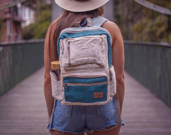 Backpack || Hemp || Sustainable Vegan Line || Handmade Bag- BPN2