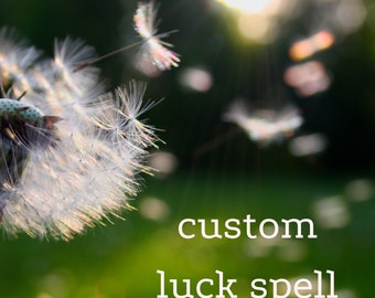 custom luck spell