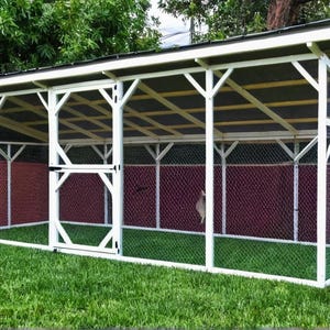 Chicken Run Plans 8x20 - PDF Download
