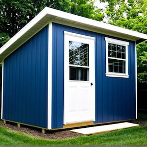 Lean-To Plans 8x10 - PDF Download