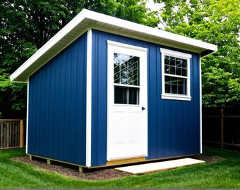 Lean-To Plans 8x10 - PDF Download