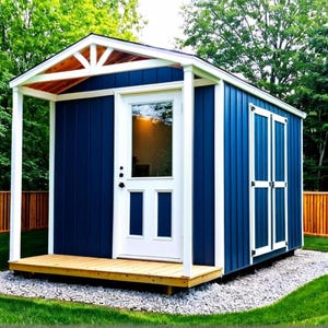 Plans d'abri de jardin 8 x 14 - PDF à télécharger