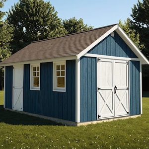 Storage Shed Plans 12x20 - PDF Download