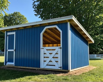 Goat Shed Plans 10x16 - PDF Download