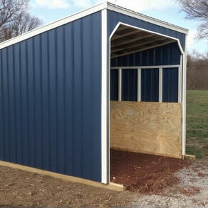 Horse Barn Plans 10x12 - PDF Download