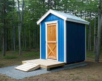 Outhouse Plans 6x10 - Instant PDF Download