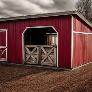 Goat Shed Plans 12x20 - PDF Download