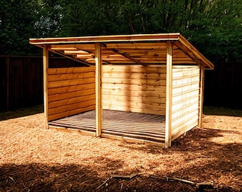Firewood Shed Plans 8x12 - PDF Download