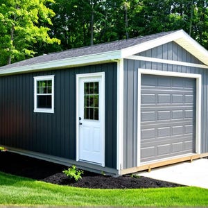 Garage Plans 12x20 - Instant PDF Download