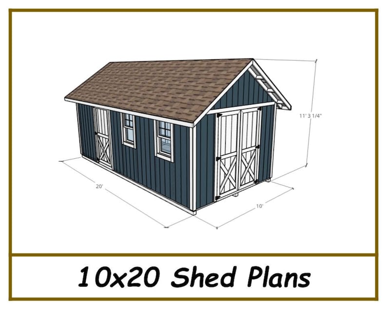 10 X 20 Shed Plansnull