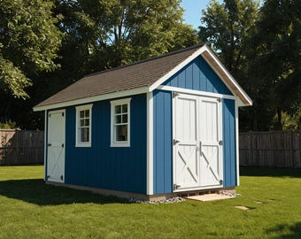DIY 10x16 Gable Shed Plans with Material List
