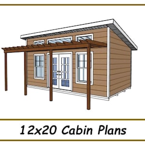 Cabin Plans 12x20 - PDF Download