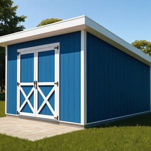 Lean-To Shed Plans 12x12 - PDF Download
