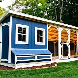 Planos para gallinero de 8x32 - Descarga en PDF