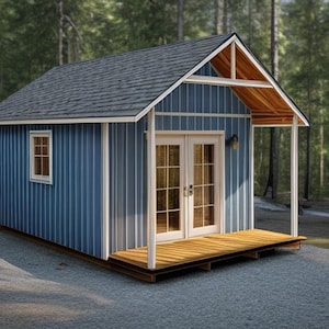Cabineplattegronden 12 x 20 - pdf-download