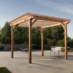 Pergola Plans 12x12 - PDF Download
