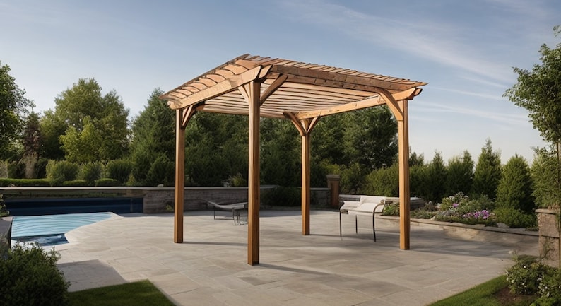 12x12 Pergola Plans PDF Download