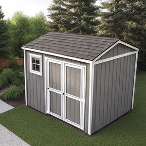 DIY Garden Shed Plans 8x10 - PDF Download